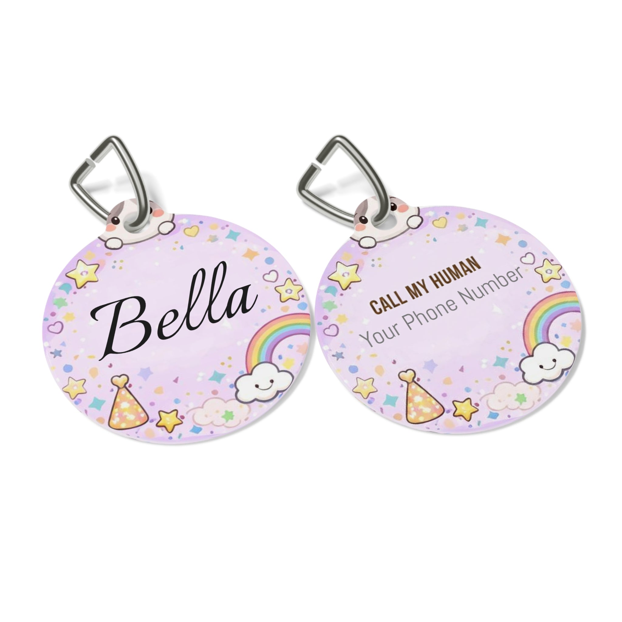 The Autumn Embers Personalized Pet Tag