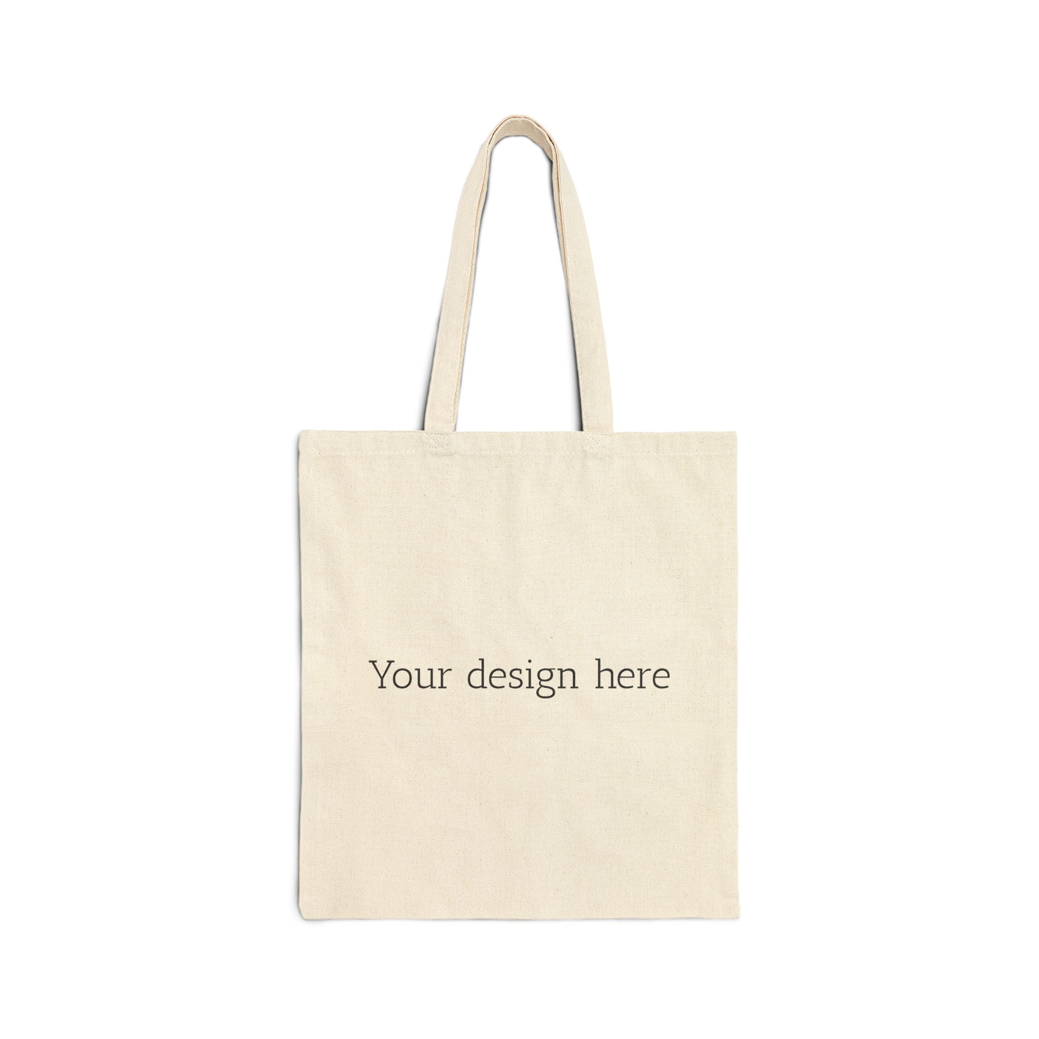 Be Positive Graphic Tote Bag — Canvas Shopping & Everyday Carry