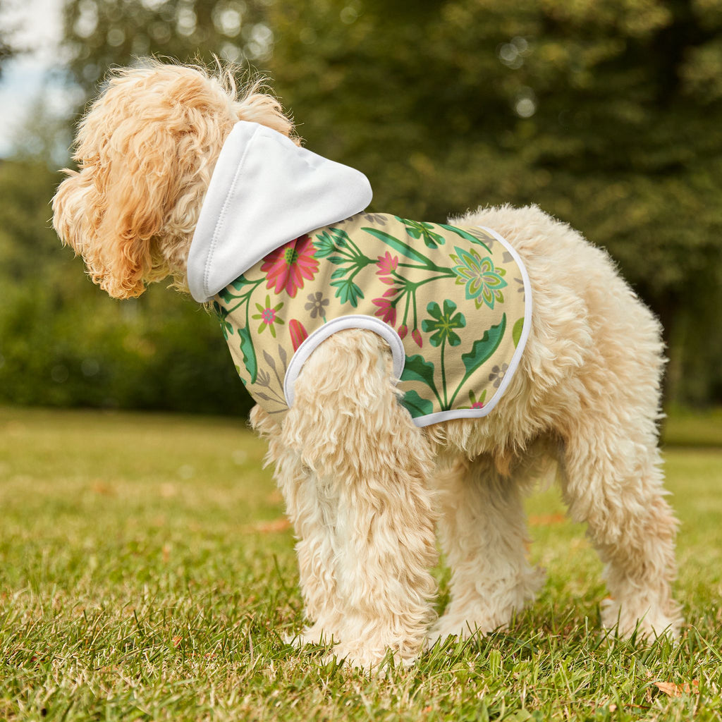Floral Pattern 1 Pet Hoodie — Print Dog & Cat Hoodie