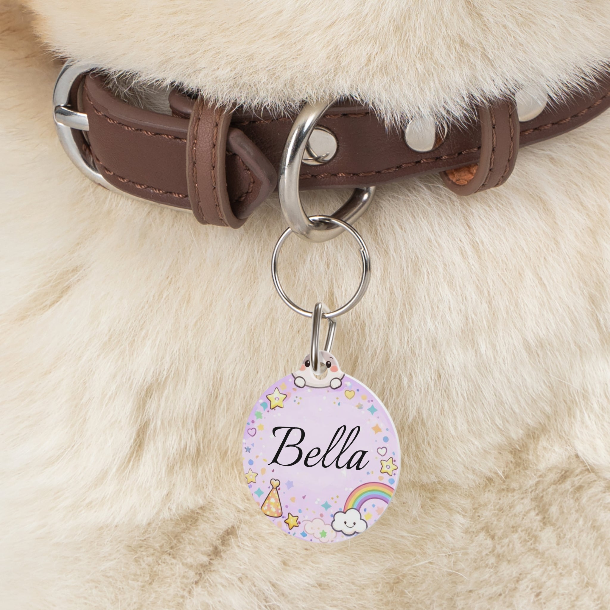 The Autumn Embers Personalized Pet Tag