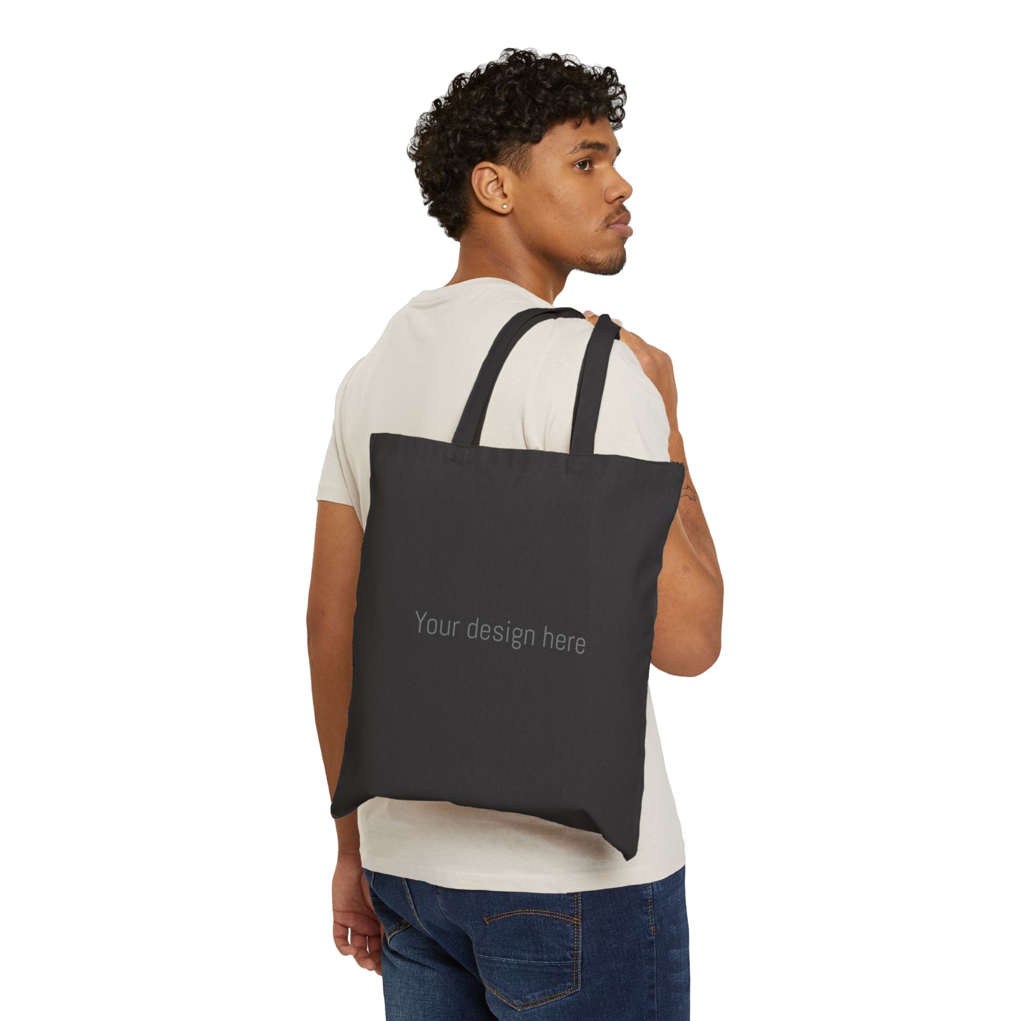 Shadow Prowler Tote Bag — Canvas Shopping & Everyday Carry