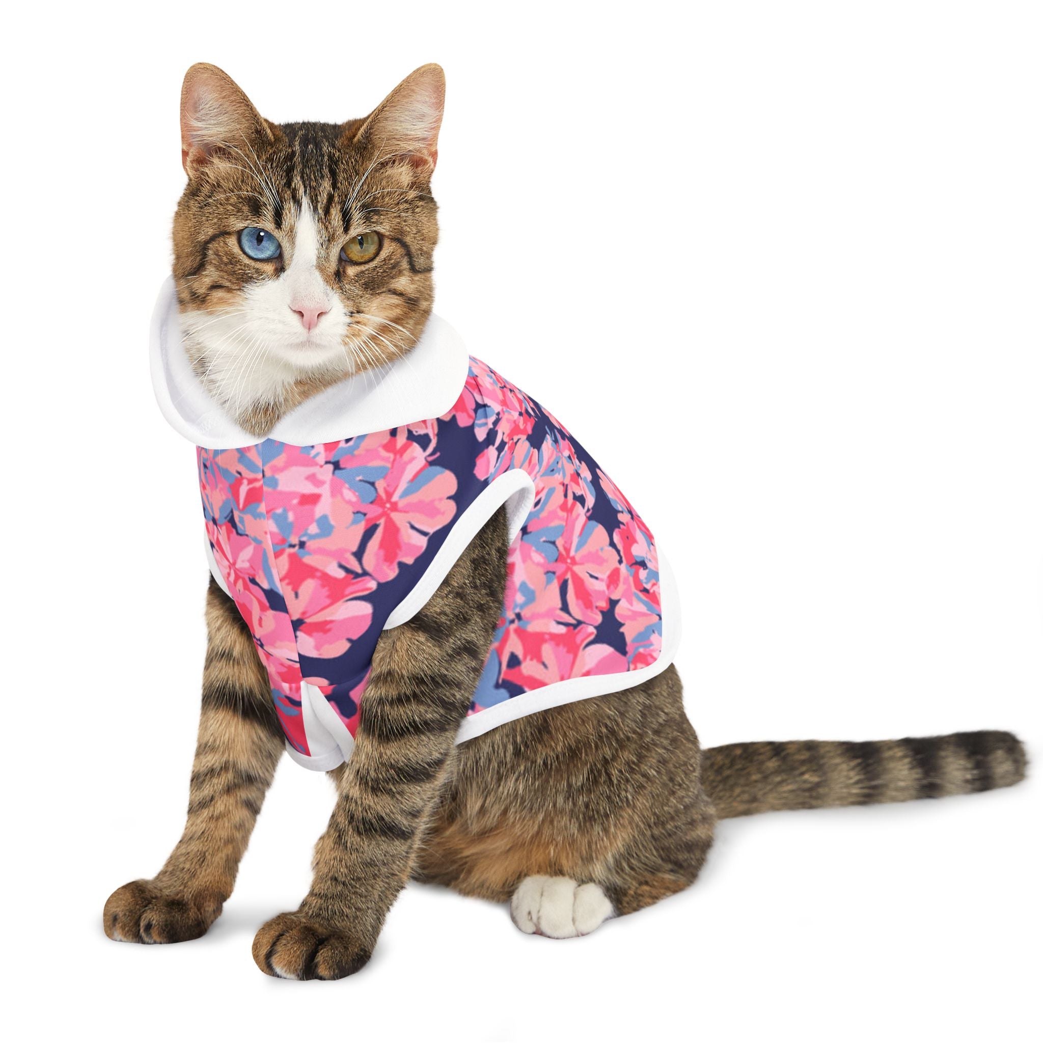 Floral Pattern 2 Pet Hoodie — Print Dog & Cat Hoodie