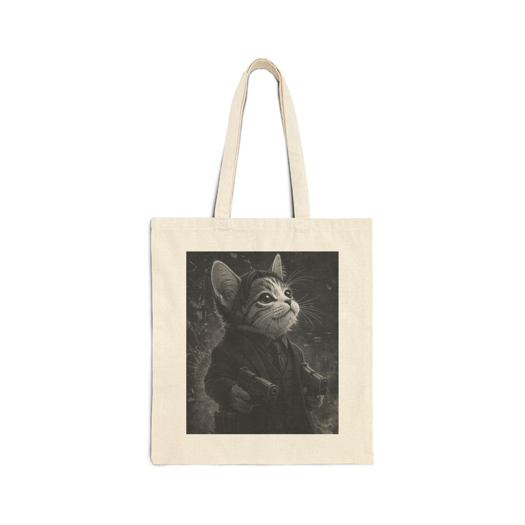 Shadow Prowler Tote Bag — Canvas Shopping & Everyday Carry