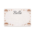 Personalized The Kibble Corner Pet Food Mat (12x18) — Custom Name Dog Bowl Placemat