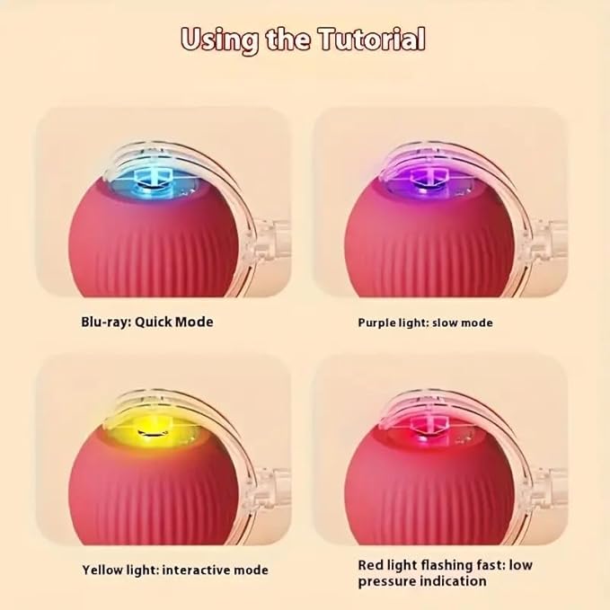 Automatic Rolling Cat Toy with Sound – Rechargeable Interactive Ball for Indoor Cats