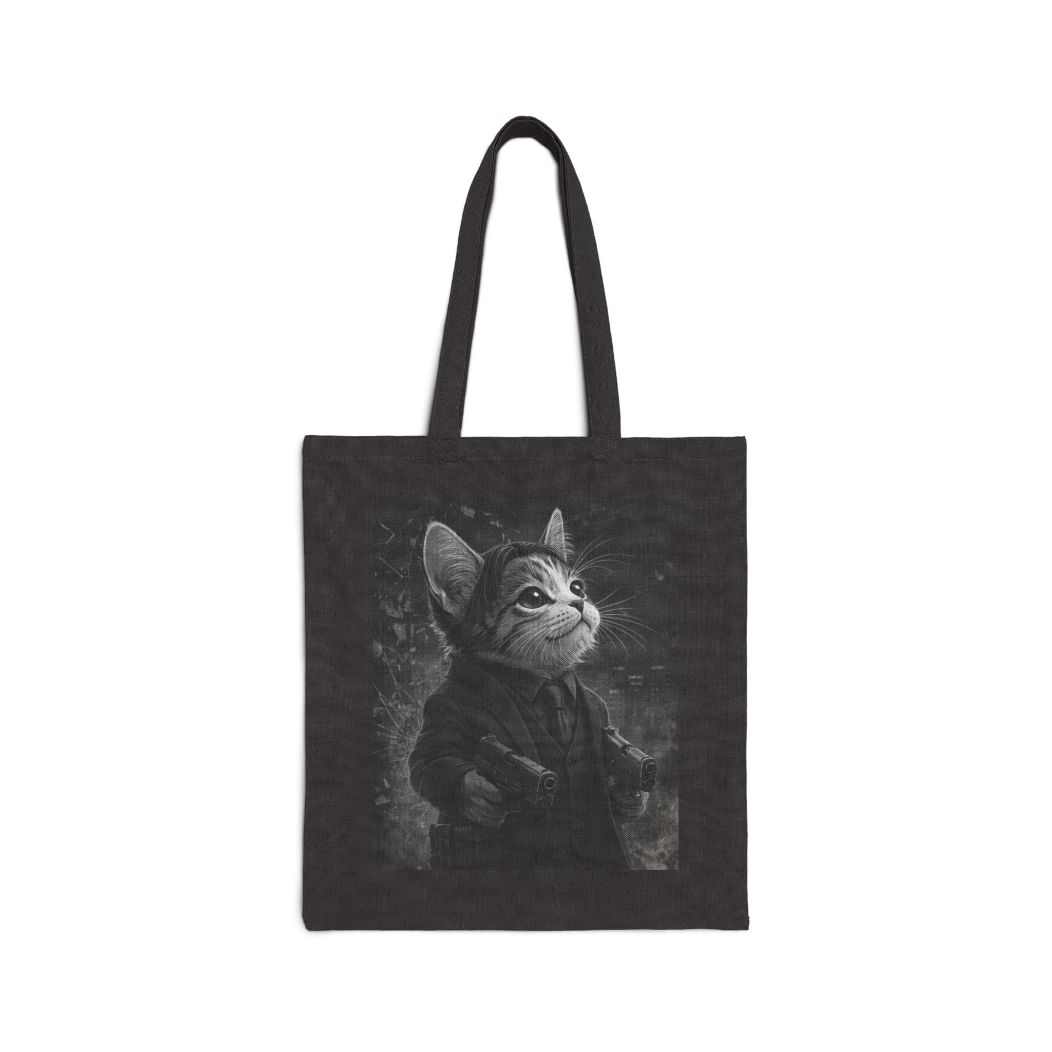 Shadow Prowler Tote Bag — Canvas Shopping & Everyday Carry