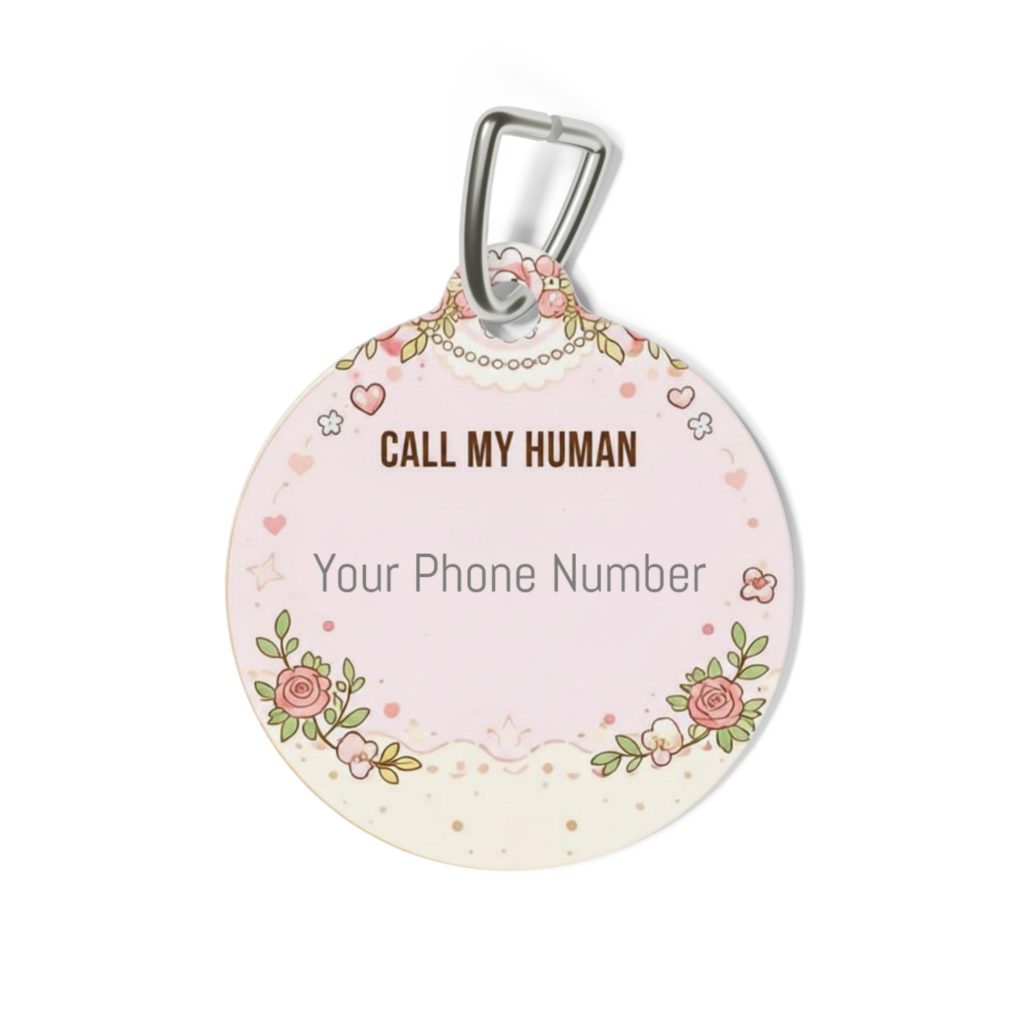 Amber Glow Personalized Pet Tag