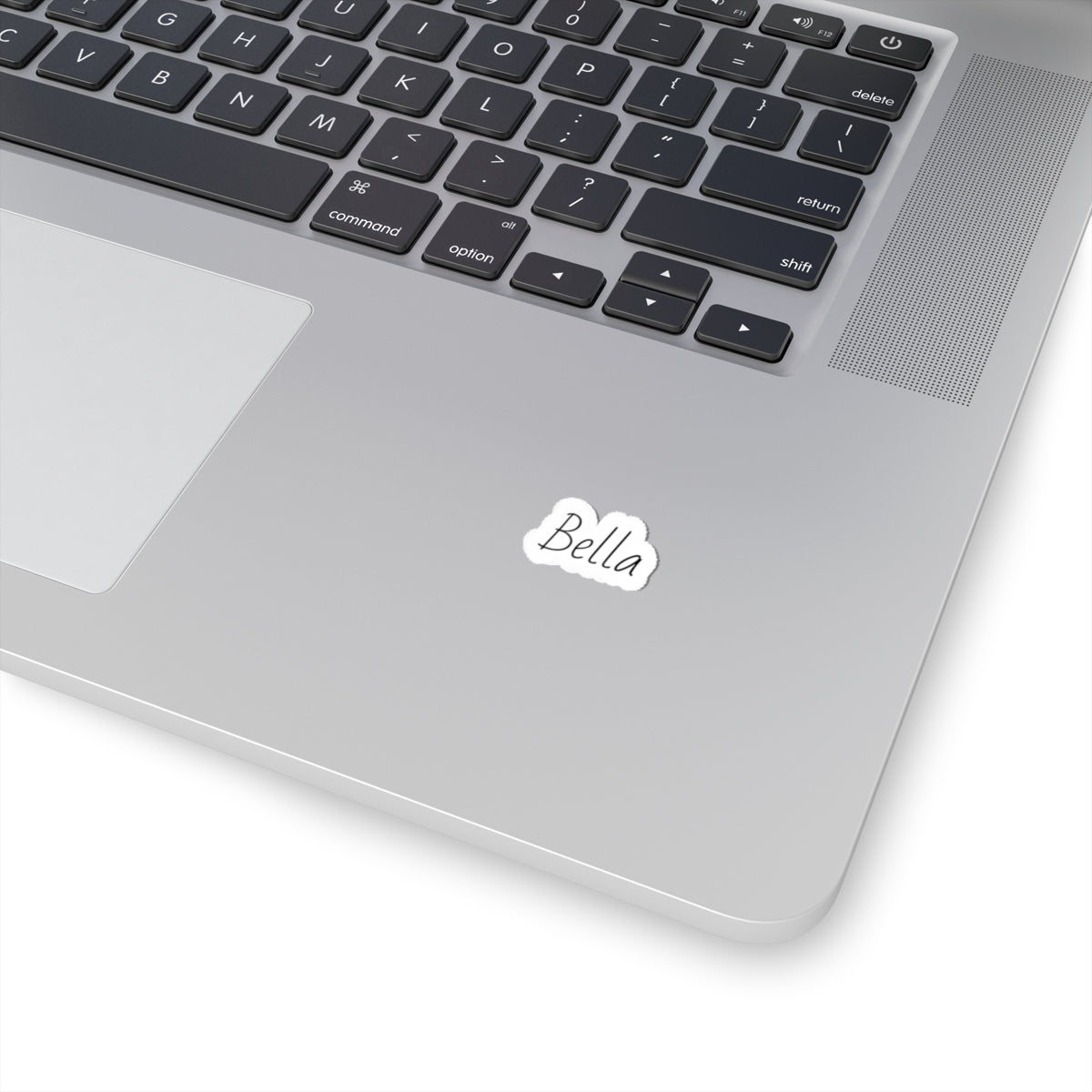 Custom Pet Name Square Sticker — Cute Kiss-Cut Laptop & Water-Resistant Decal