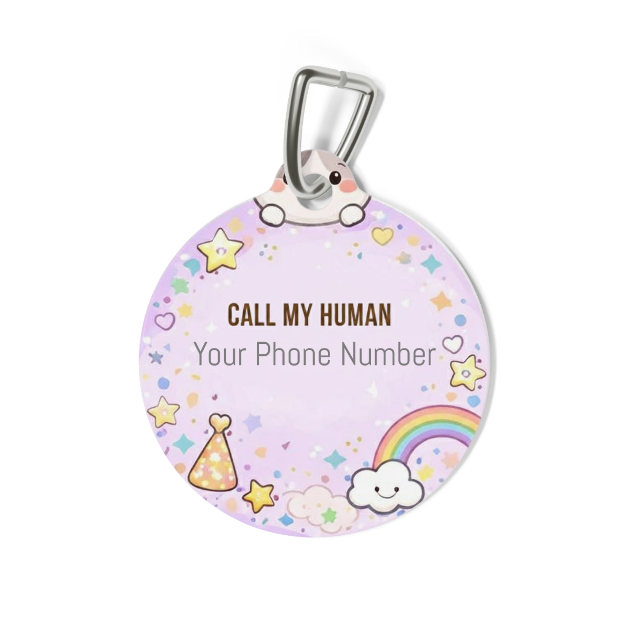 The Autumn Embers Personalized Pet Tag