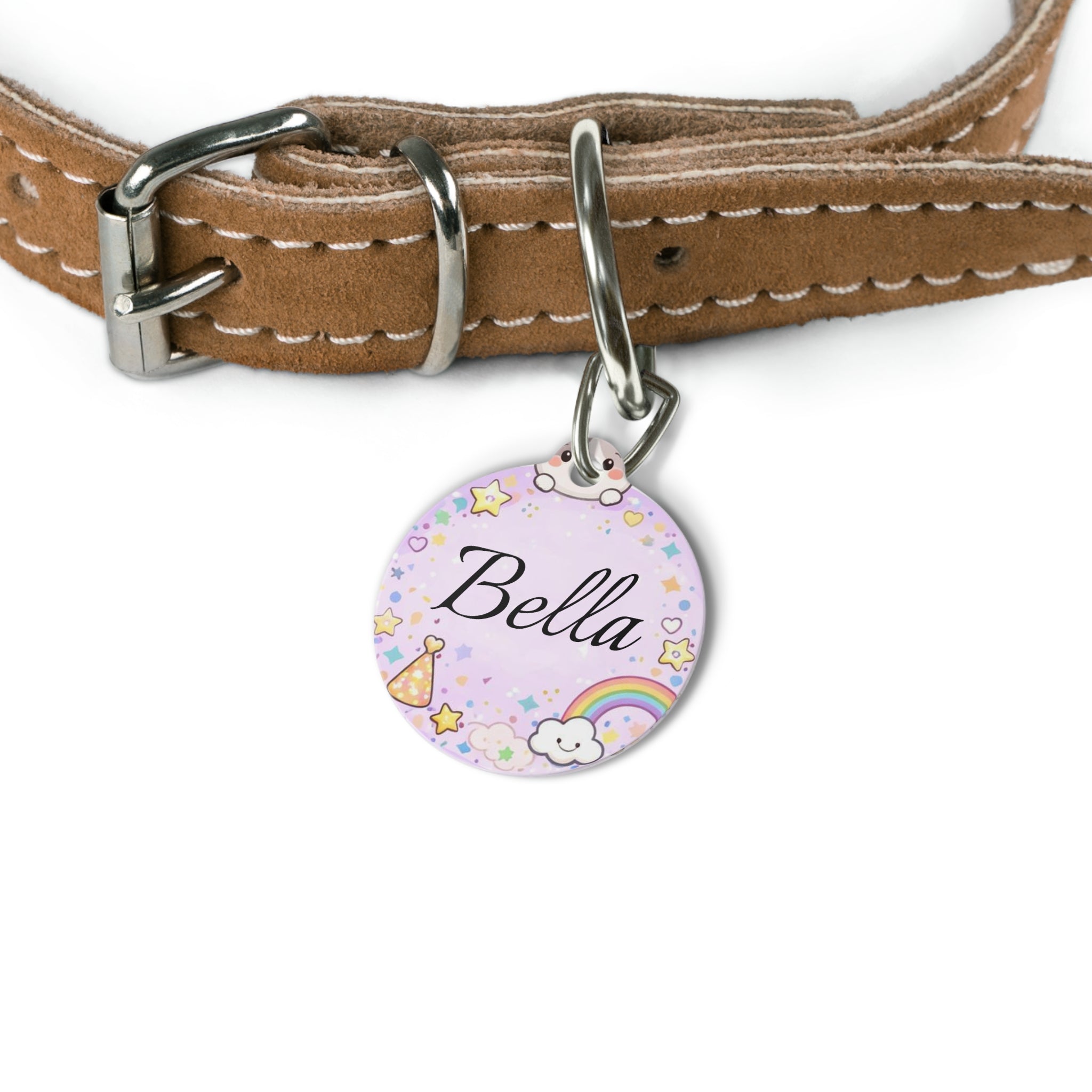 The Autumn Embers Personalized Pet Tag