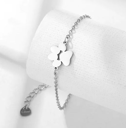 Personalized Pet Paw Print Bracelet with Name